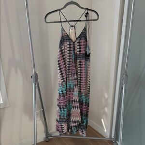 Anthropologie Akemi + Kin Maxi Dress | Boho Print | XS